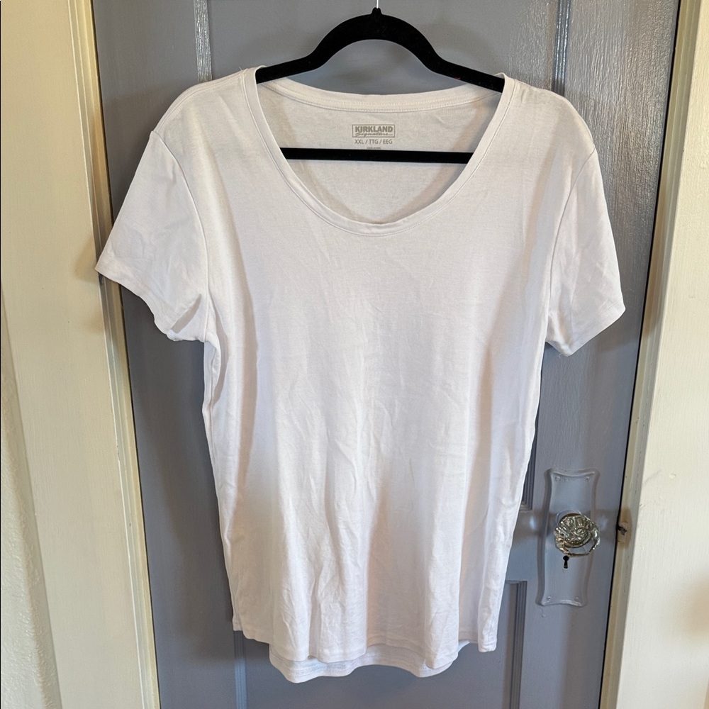 Kirkland Signature White Short Sleeve Tee